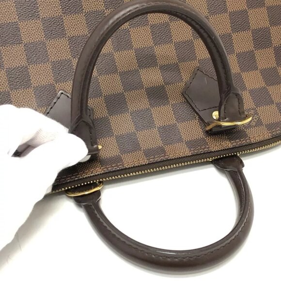 LOUIS VUITTON N51131 Damier Alma Bags Tote Bag Hand Bag Brown/GoldHardware - Picture 8 of 16